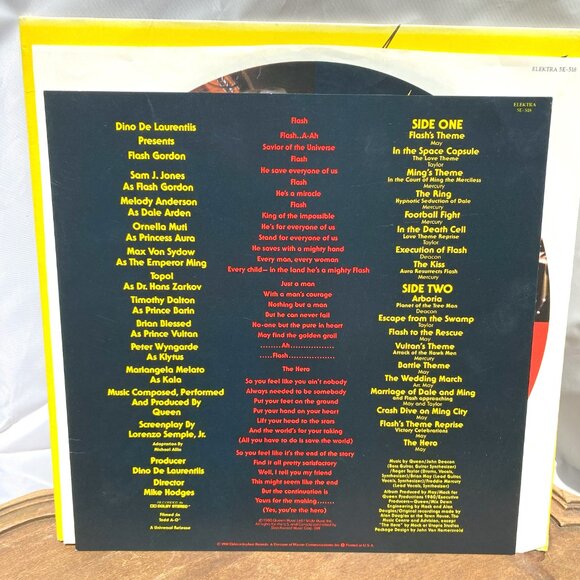 FLASH GORDON Original Soundtrack Music By Queen 1980 Vinyl Record - Picture 4 of 7